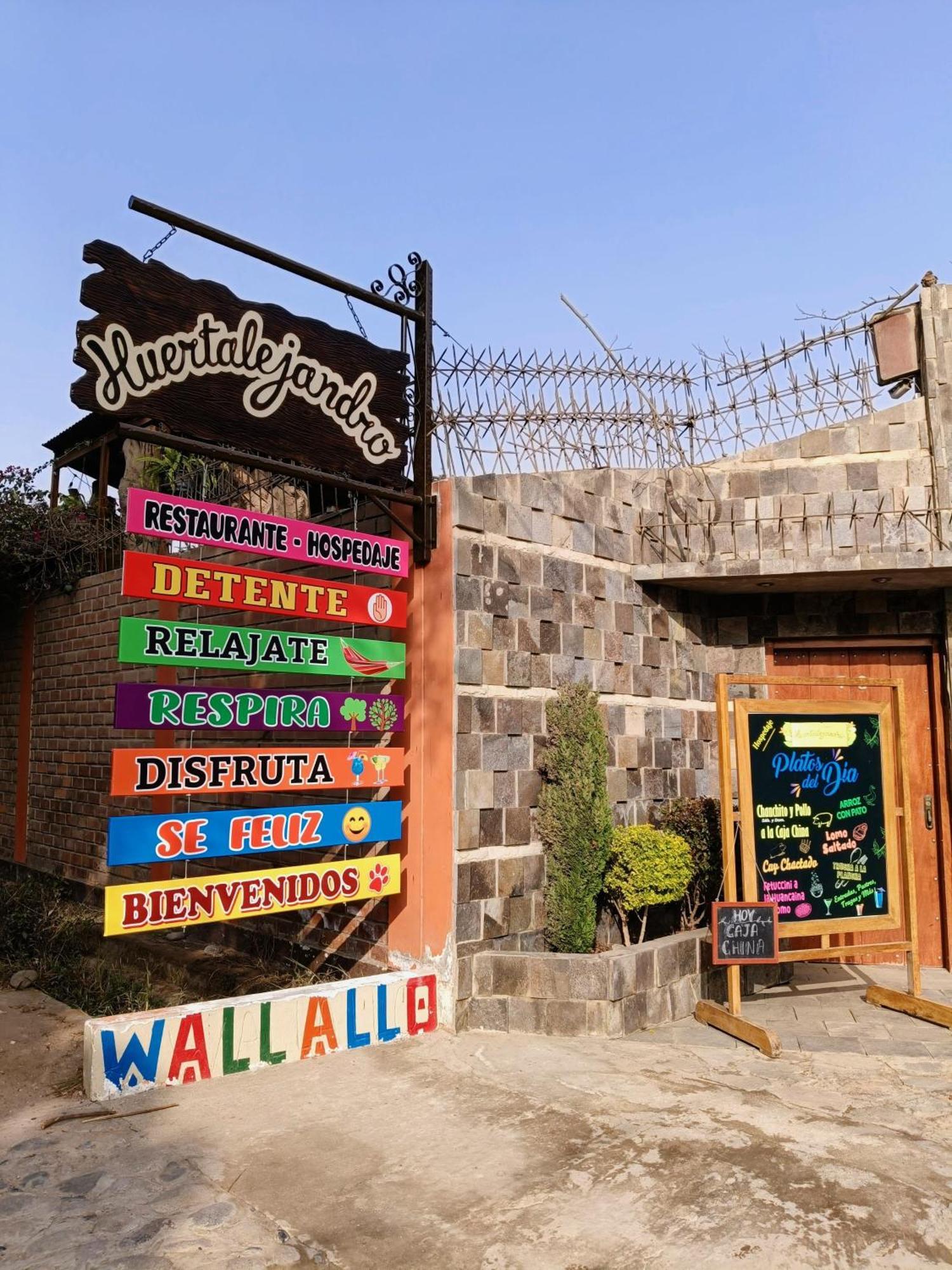 Huertalejandro Restaurante Campestre Y Hospedaje Cieneguilla Eksteriør bilde